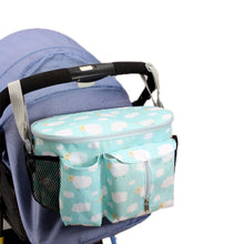 Load image into Gallery viewer, Multifunctional Baby Stroller Storage Bag, White Dinosaur, Yellow Zoo, Green Lamb, White Alpaca, Tibetan Owl, Denglin Deer, Yellow Zoo + Side Pocket, Green Lamb + Side Pocket, White Alpaca + Lateral Pocket, Tibetan Owl + Side Pocket                    ...