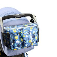 Load image into Gallery viewer, Multifunctional Baby Stroller Storage Bag, White Dinosaur, Yellow Zoo, Green Lamb, White Alpaca, Tibetan Owl, Denglin Deer, Yellow Zoo + Side Pocket, Green Lamb + Side Pocket, White Alpaca + Lateral Pocket, Tibetan Owl + Side Pocket                    ...
