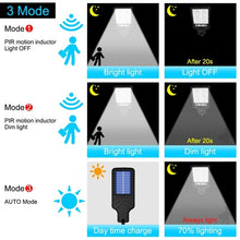 Load image into Gallery viewer, Solar Street Light LED Human Body Induction Garden Light, Spec:, 616A-18 LED, 616B-72 COB, 616C-30 COB, 616A-18 LED With Remote Control, 616B-72 COB With Remote Control, 616C-30 COB With Remote Control