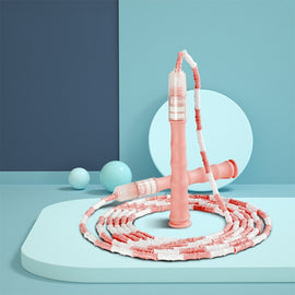 Deli F4104 2.8m PVC Bamboo Skipping Rope Student Sports Jumping Rope