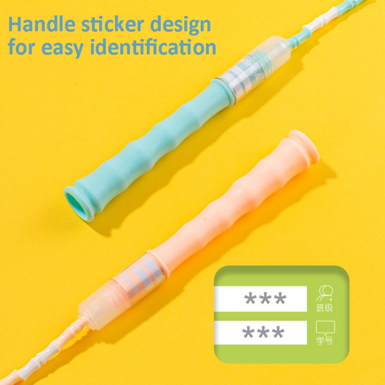 Deli F4104 2.8m PVC Bamboo Skipping Rope Student Sports Jumping Rope