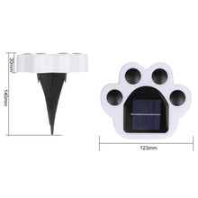 Load image into Gallery viewer, Bear Paw Outdoor Solar LED Courtyard Buried Light, White Light, Warm Light