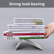 Load image into Gallery viewer, Deli 78650 2 Pieces Of Thickened Desktop Metal Bookends, Green, Beige, Dark Gray, Light Green