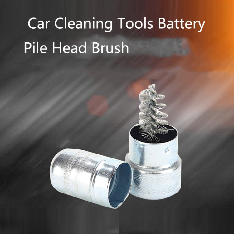 5 PCS 114 Car Cleaning Tools Battery Pile Head Brush, 114