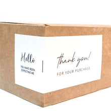 Load image into Gallery viewer, 50 Sheets / Bag Rectangular Sticker Gift Box Sealed Sticker Packaging Supplies, B1, B2, B3, B4