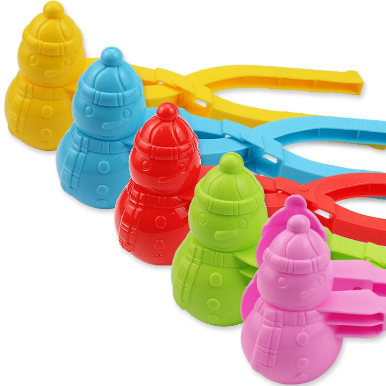 10 PCS YR758 Children Winter Outdoor Toy Snowman 3D Snow & Sand Mould Tool
