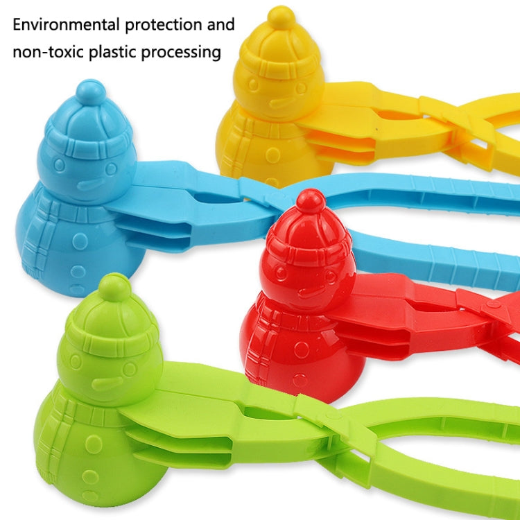 10 PCS YR758 Children Winter Outdoor Toy Snowman 3D Snow & Sand Mould Tool