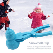 Load image into Gallery viewer, 10 PCS YR758 Children Winter Outdoor Toy Snowman 3D Snow &amp; Sand Mould Tool
