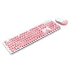 Load image into Gallery viewer, T-WOLF TF770 Mechanical Feel Wireless Gaming Keyboard And Mouse Set, Pink, Blue