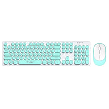 Load image into Gallery viewer, T-WOLF TF770 Mechanical Feel Wireless Gaming Keyboard And Mouse Set, Pink, Blue