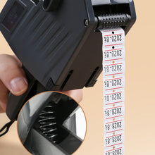 Load image into Gallery viewer, Deli 7500 Date Batch Number Handheld Label Printer, With 2 Ink Wheel +1 Roll Price Tag