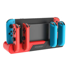 Load image into Gallery viewer, DOBE TNS-0122 4 In 1 Gamepad Charging Dock For Switch OLED, TNS-0122 Red Black, TNS-0122 White Black