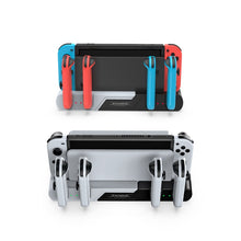Load image into Gallery viewer, DOBE TNS-0122 4 In 1 Gamepad Charging Dock For Switch OLED, TNS-0122 Red Black, TNS-0122 White Black