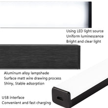 Load image into Gallery viewer, LED Human Body Induction Lamp Long Strip Charging Cabinet Lamp Strip, Size:, 10cm, 15cm, 21cm