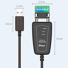 Load image into Gallery viewer, DTECH DT-5019 USB to RS485 / RS422 Conversion Cable, FT232 Chip, Length:, 0.5m, 1.5m