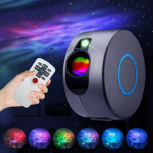 Load image into Gallery viewer, Remote Control LED Starry Sky Atmosphere Projector Lamp, Power Supply:, Gray+US Plug, Gray+EU Plug, Gray+UK Plug, Gray+AU Plug, Gray+USB Plug, US Plug, EU Plug, UK Plug, AU Plug, USB Plug