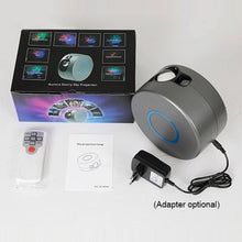 Load image into Gallery viewer, Remote Control LED Starry Sky Atmosphere Projector Lamp, Power Supply:, Gray+US Plug, Gray+EU Plug, Gray+UK Plug, Gray+AU Plug, Gray+USB Plug, US Plug, EU Plug, UK Plug, AU Plug, USB Plug