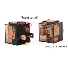 Load image into Gallery viewer, 5 PCS 100A Automotive Relay With Indicator Light, 12V 4 Plug 100A, 12V 5 Plug 100A, 24V 4 Plug 100A, 24V 5 Plug 100A