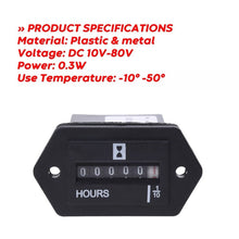 Load image into Gallery viewer, Generator Excavator Industrial Timer, DC10-80V, AC100-250V