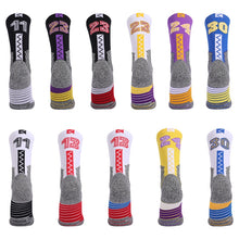 Load image into Gallery viewer, Men Terry Non-Slip Mid-Tube Sports Socks Basketball Socks