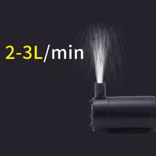 Load image into Gallery viewer, Quiet Mini Horizontal Vertical Submersible Pump, Style: White Horizontal, White Horizontal, White Vertical, Black Horizontal, Black Vertical