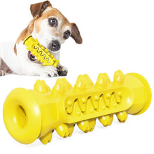 Load image into Gallery viewer, Dog Molar Stick Sound Bite Leakage Dog Toothbrush, Blue, Green, Yellow