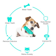 Load image into Gallery viewer, Dog Molar Stick Sound Bite Leakage Dog Toothbrush, Blue, Green, Yellow
