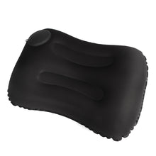 Load image into Gallery viewer, Travel Inflatable Press U-Shaped Neck Guard Pillow, Flocked U009-01（Peacock Green ）, Flocked U009-03（Light Gray）, Flocked U009-04（Medium Blue）, Flocked U009-02（Rose Red）, Flocked U009-05（Dark Blue）, Flocked U009-060（Sky Blue）, Flocked U009-070（Orange） ...