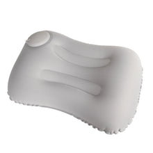 Load image into Gallery viewer, Travel Inflatable Press U-Shaped Neck Guard Pillow, Flocked U009-01（Peacock Green ）, Flocked U009-03（Light Gray）, Flocked U009-04（Medium Blue）, Flocked U009-02（Rose Red）, Flocked U009-05（Dark Blue）, Flocked U009-060（Sky Blue）, Flocked U009-070（Orange） ...