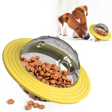 Load image into Gallery viewer, XQ-01 Bite Resistant Dog Toy Flying Pan Saucer Leakage Ball, Yellow, Lake Blue