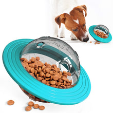 Load image into Gallery viewer, XQ-01 Bite Resistant Dog Toy Flying Pan Saucer Leakage Ball, Yellow, Lake Blue