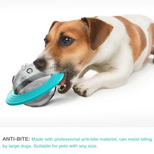 Load image into Gallery viewer, XQ-01 Bite Resistant Dog Toy Flying Pan Saucer Leakage Ball, Yellow, Lake Blue