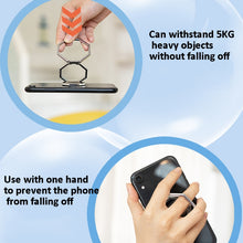 Load image into Gallery viewer, 2 PCS Metal Sticky Mobile Phone Ring Holder Desktop Stand