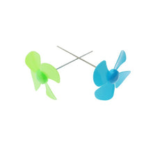 Load image into Gallery viewer, 100 PCS Four-Blade Propeller Technology Made Toy Accessories, Random Color Delivery, Four-Blade Propeller