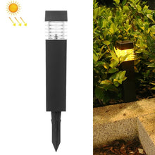 Load image into Gallery viewer, Solar Waterproof Outdoor Landscape Square Column Lawn Light, White Light, Yellow Light, Color Light