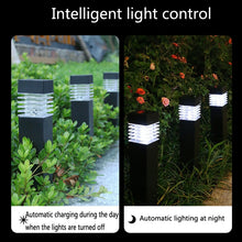 Load image into Gallery viewer, Solar Waterproof Outdoor Landscape Square Column Lawn Light, White Light, Yellow Light, Color Light