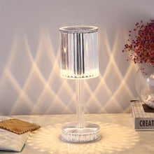 Load image into Gallery viewer, USB Charging Touch Diamond Crystal Table Lamp, USB Charging(Tri-tone Light), USB Charging(RGB with Remote Control 16 Color)