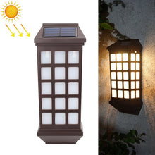 Load image into Gallery viewer, Solar Outdoor Long Panes Fence Wall Light Garden Decoration, Warm Light, White Light