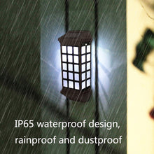 Load image into Gallery viewer, Solar Outdoor Long Panes Fence Wall Light Garden Decoration, Warm Light, White Light