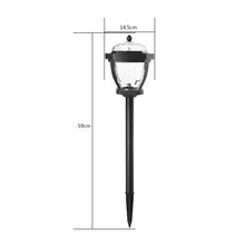Load image into Gallery viewer, 2 LED Solar Waterproof Outdoor Garden Light, Style:, White Light-Lawn Lamp, Warm Light-Lawn Lamp, White Light-Column Cap, Warm Light-Column Cap