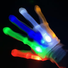 Load image into Gallery viewer, 1 Pairs Hand Bones LED Glowing Gloves, XL
