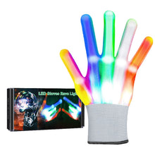 Load image into Gallery viewer, 1 Pairs Hand Bones LED Glowing Gloves, XL