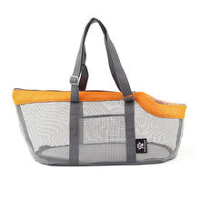 Load image into Gallery viewer, Pttie Baggie Panoramic Breathable Dog Outing Handbag, 0901A Grey + Black, 0901B Grey + Blue, 0901C Grey + Orange