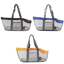 Load image into Gallery viewer, Pttie Baggie Panoramic Breathable Dog Outing Handbag, 0901A Grey + Black, 0901B Grey + Blue, 0901C Grey + Orange