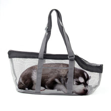 Load image into Gallery viewer, Pttie Baggie Panoramic Breathable Dog Outing Handbag, 0901A Grey + Black, 0901B Grey + Blue, 0901C Grey + Orange
