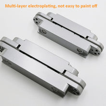 Load image into Gallery viewer, Three-Dimensional Adjustable Cross Hinge Folding Door Concealed Hinge, No. 1 Sand Silver 40kg, No. 2 Sand Silver 60kg, No. 3 Sand Silver 80kg, No. 4 Sand Silver 80kg, No. 5 Sand Silver 120kg, No. 1 Dumb Black 40kg, No. 2 Dumb Black 60kg                ...