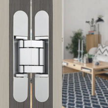 Load image into Gallery viewer, Three-Dimensional Adjustable Cross Hinge Folding Door Concealed Hinge, No. 1 Sand Silver 40kg, No. 2 Sand Silver 60kg, No. 3 Sand Silver 80kg, No. 4 Sand Silver 80kg, No. 5 Sand Silver 120kg, No. 1 Dumb Black 40kg, No. 2 Dumb Black 60kg                ...