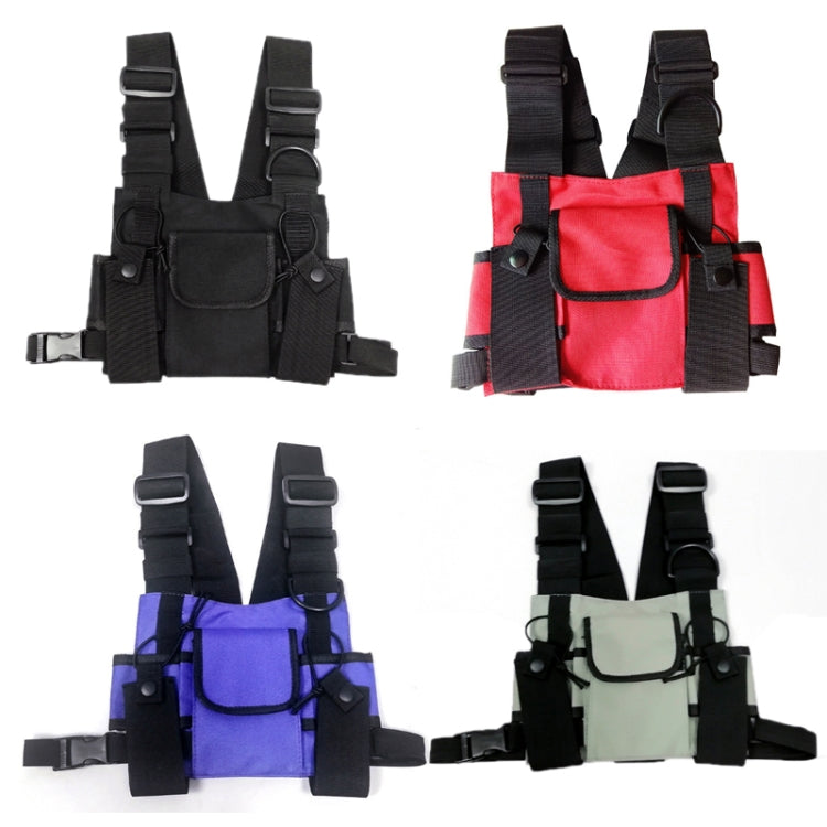 Hip-Hop Functional Chest Bag Vest Trendy Backpack