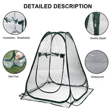 Load image into Gallery viewer, Foldable Portable Gardening Rain-Shading Greenhouse, 70x70x80cm