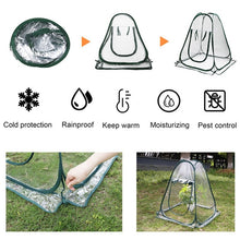 Load image into Gallery viewer, Foldable Portable Gardening Rain-Shading Greenhouse, 70x70x80cm